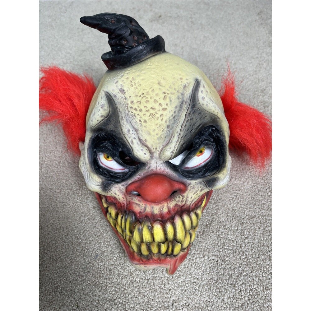 VTG 2003 Don Post Studios Bludie Clown Halloween Mask Latex Evil Scary Horror‎